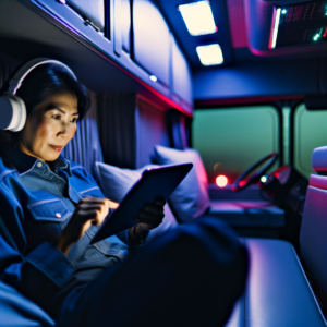 Surviving Long Hauls: Entertainment for Truck Drivers